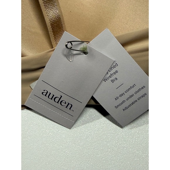 Auden Smooth Lightly Lined Wirefree Bra Beige 36B All day Comfort NEW - Picture 7 of 9